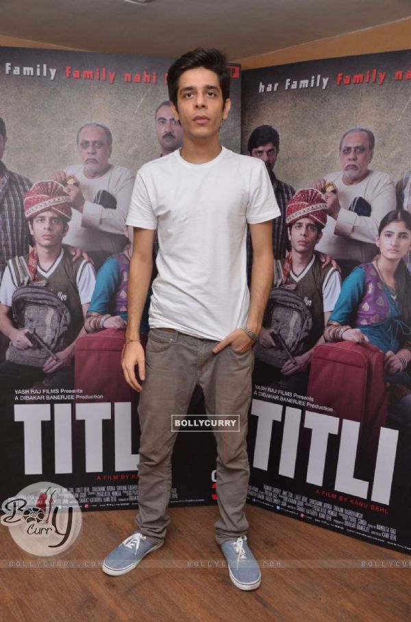 Shashank Arora poses for the media at the Press Meet of Titli (381087)