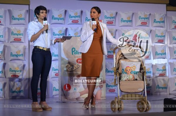 Lara Dutta at Launch of Pampers Baby Diapers Hosted By Mandira Bedi