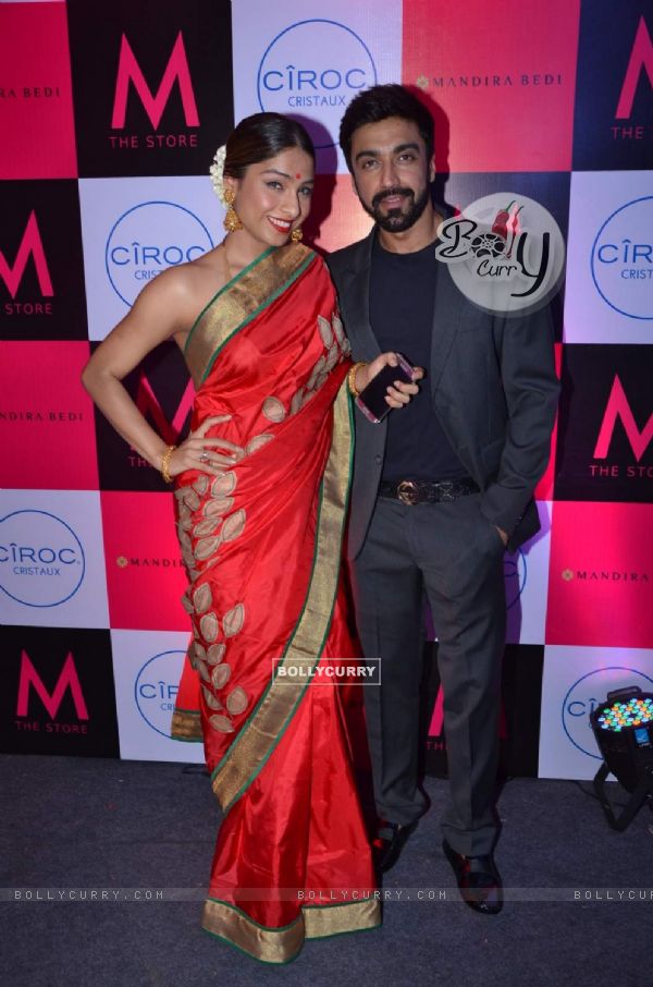 Ashish Chowdhry and Samita Bangargi at Launch of Mandira Bedi's 'M The Store'