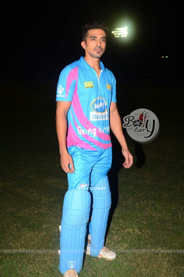 Saqeeb Salim at Mumbai Heroes at Pitch Blue Corporate Match