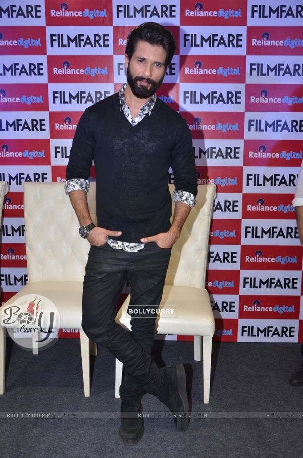 Shahid Kapoor at Launch of Filmfare Magazine Cover