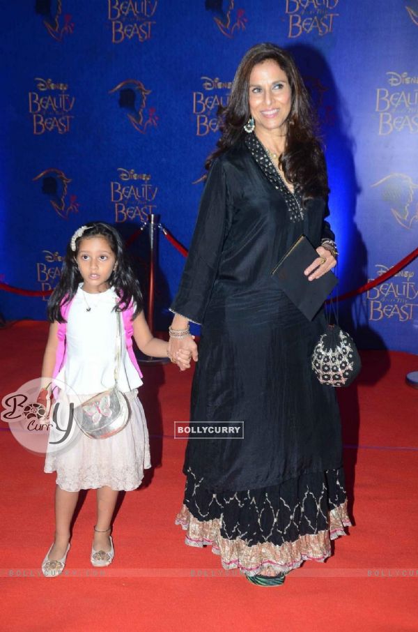 Shobha De at Screening of Beauty and The Beast