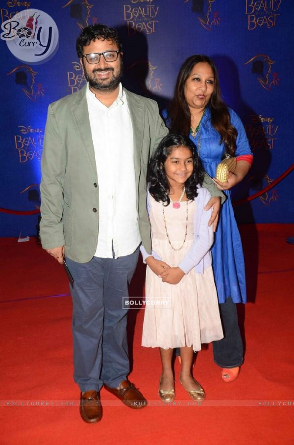 Nikhil Advani with his Family at Screening of Beauty and The Beast