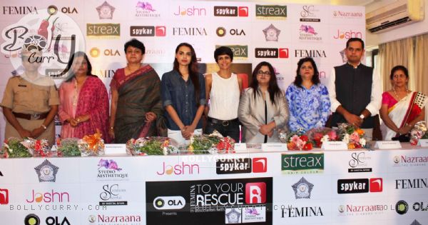Mandira Bedi at Launch of 'Femina to Your Rescue' App