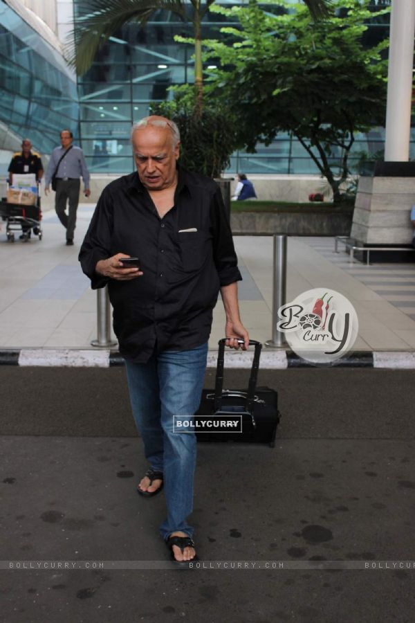 Mahesh Bhatt Snapped at Airport