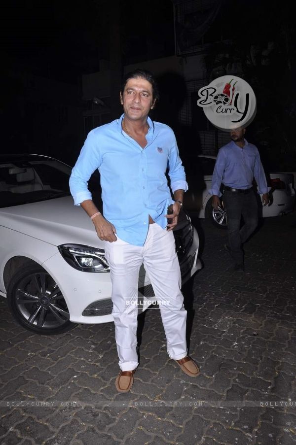 Chunky Pandey was snapped at Karva Chauth Celebrations at Anil Kapoor's Residence