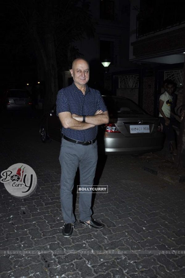 Anupam Kher was at Karva Chauth Celebrations at Anil Kapoor's Residence