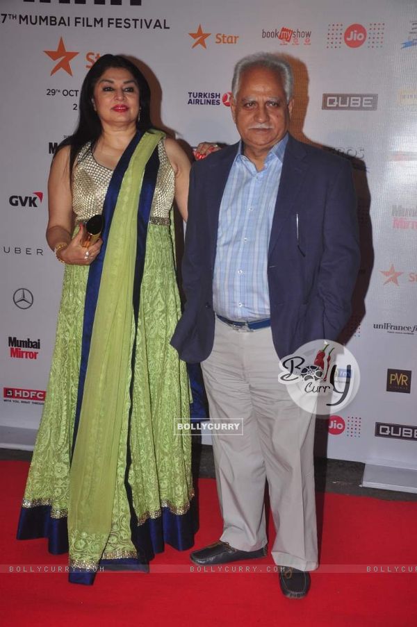 Ramesh Sippy and Kiran Juneja at MAMI Film Festival Day 1
