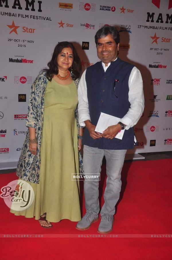 Vishal Bharadwaj and Rekha Bharadwaj at MAMI Film Festival Day 1