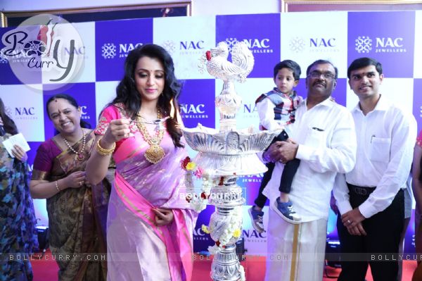 Trisha Krishnan at Inauguration of NAC Jewellers