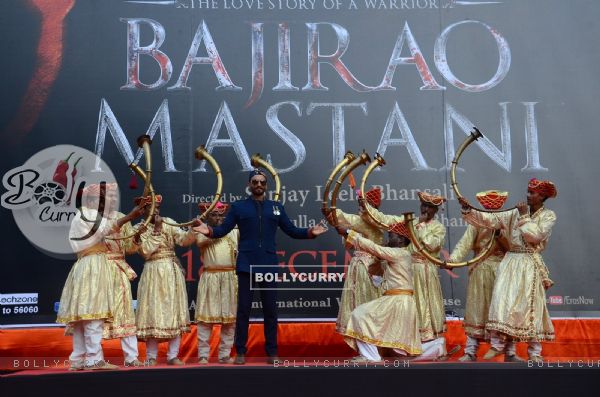 Ranveer Singh at Poster Launch of Bajirao Mastani