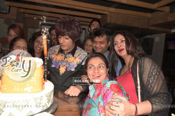 Cake Cutting of Rohit Verma's Birthday Bash