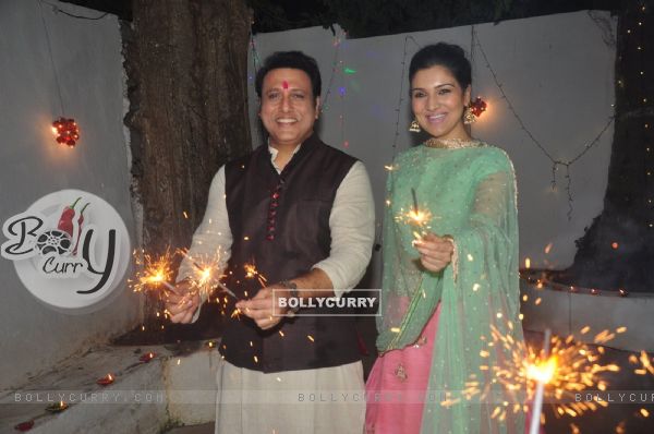 Tina Ahuja and Govinda Celebrates Diwali