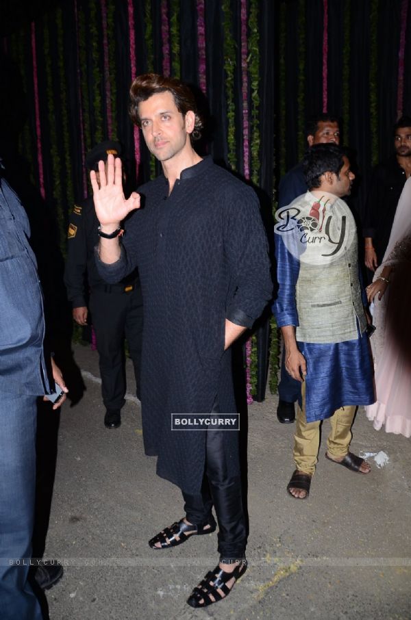 Hrithik Roshan at Anil Kapoor's Diwali Bash