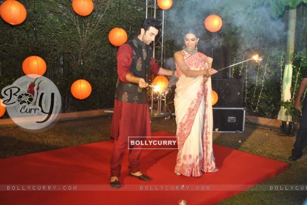 Ranbir Kapoor - Deepika Padukone Celebrates Diwali in Delhi