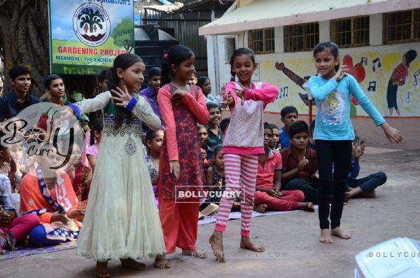 Kids perform during Diwali Celebrations