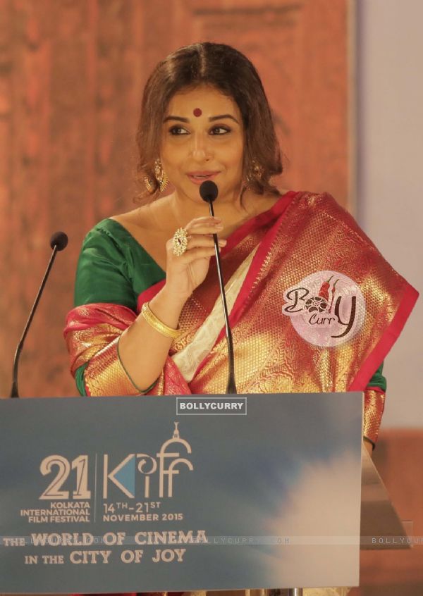 Vidya Balan at Kolkata International Film Festival 2015