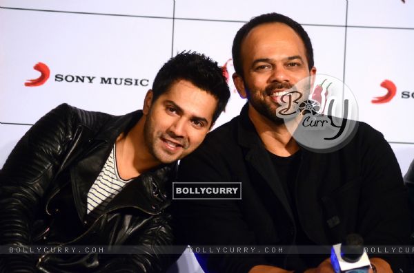 Varun Dhawan and Rohit Shetty at Song Launch of 'Dilwale' (384902)