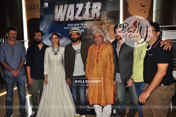 Celebs at Trailer Launch of 'Wazir'