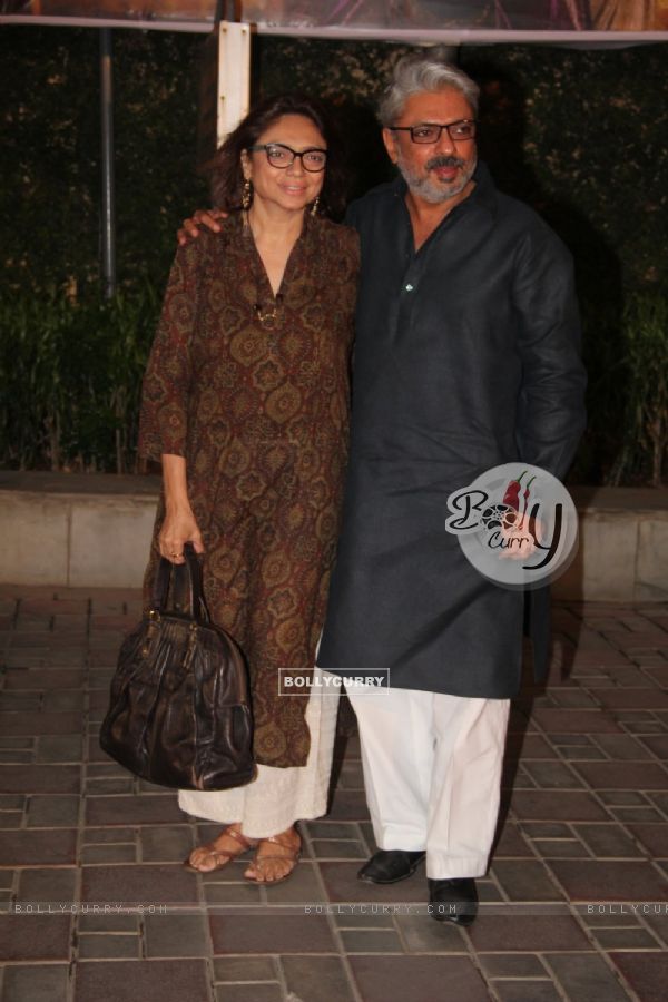 Sanjay Leela Bhansali with Bela Segal at the Trailer Launch of 'Bajirao Mastani' (385080)