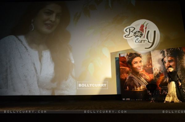 Priyanka Chopra attended Trailer Launch of 'Bajirao Mastani' through video-conferencing