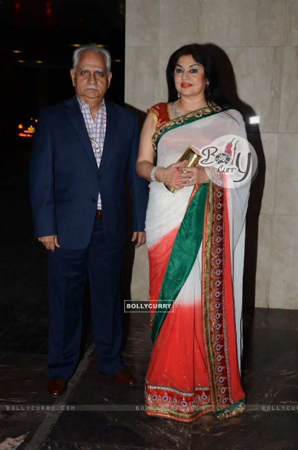 Ramesh Sippy and Kiran Juneja at Masaba Gupta's Wedding Reception