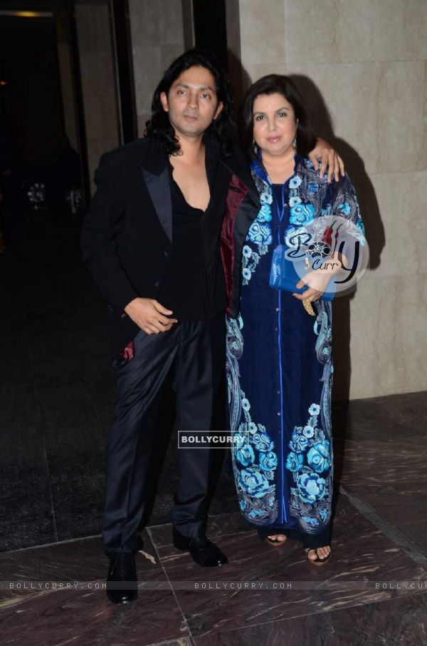 Farah Khan and Shirish Kunder at Masaba Gupta's Wedding Reception