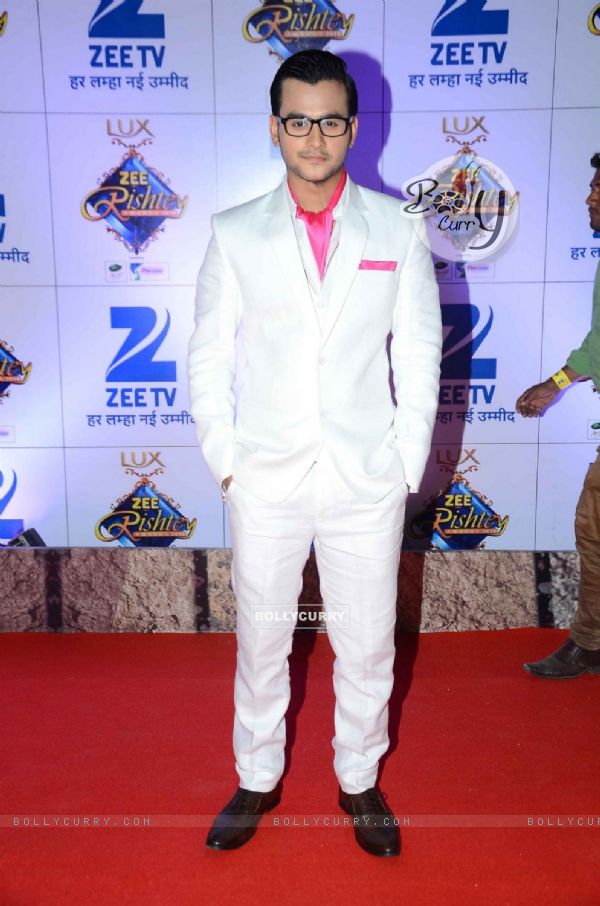 Ankush Arora at Zee Rishtey Awards 2015