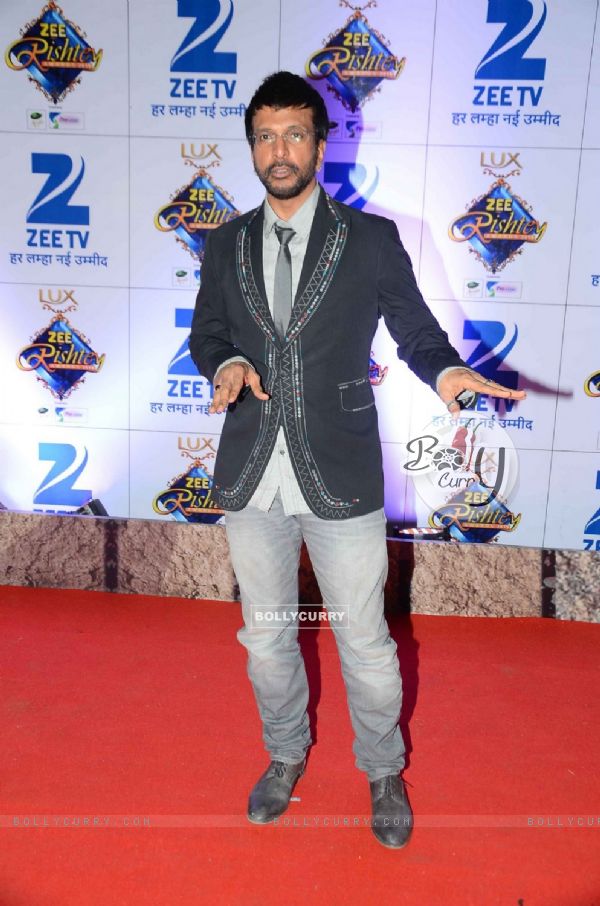 Javed Jaffery at Zee Rishtey Awards 2015