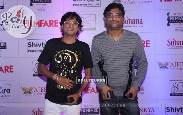 Ajay Atul at Filmfare Awards - Marathi 2015