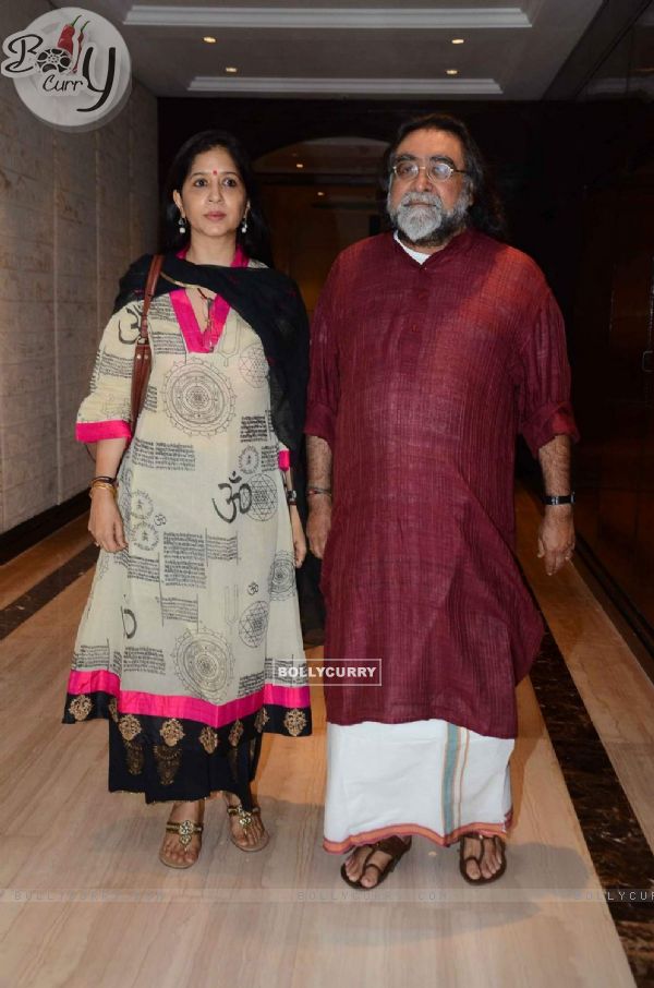 Prahlad Kakkar with wife Mitali Dutt Kakkar at Launch of Yes Bank Book 'Coffee Table'