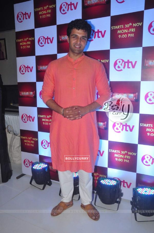 Sachin Shroff at Launch of &TV 's New Show 'Santoshi Maa'