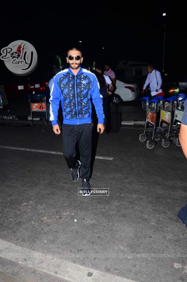 Ranveer Singh Leaves for Bhopal for Song Launch