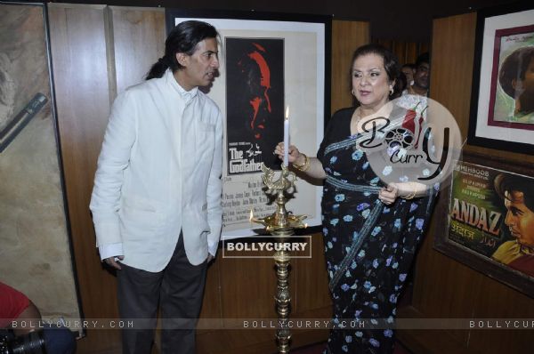 Legendary Actress Saira Banu Inaugurates Dilip Kumar's Picture Exhibition