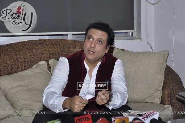 Bollywood actor Govinda during an Interview post the Slapgate Case