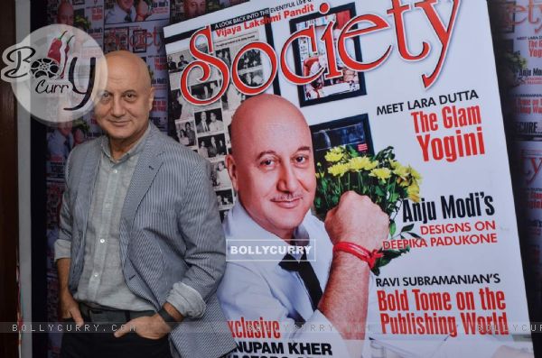 Anupam Kher Launches the cover of Society Magazine
