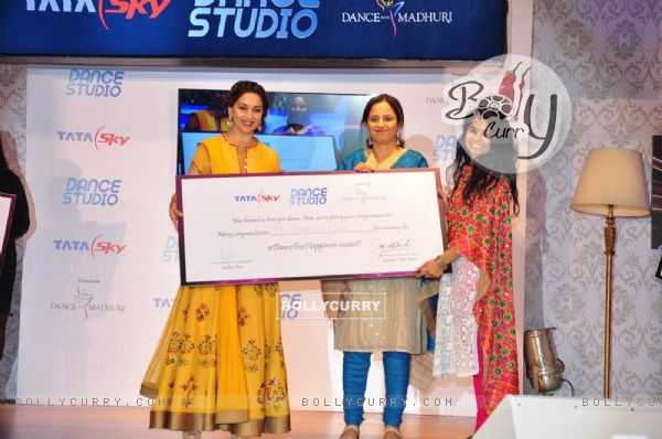 Madhuri Dixit at Launch of 'Dance Studio' Channel on Tata Sky