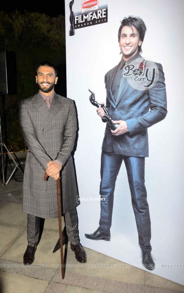 Ranveer Singh at Filmfare Awards Press Meet 2015
