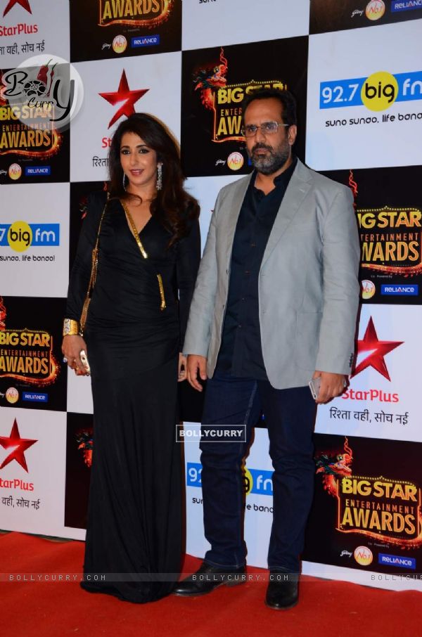 Krishika Lulla and Anand L Rai at Big Star Entertainment Awards