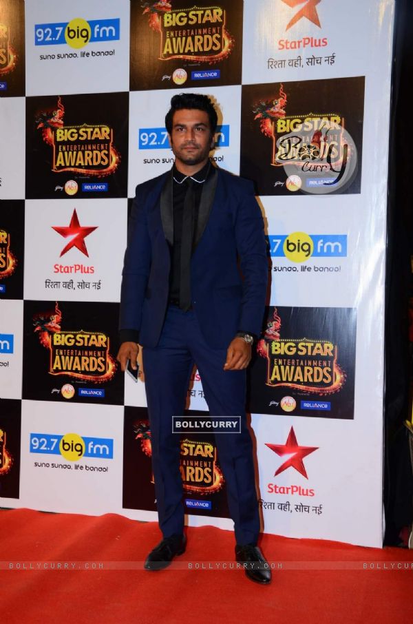 Sharad Kelkar at Big Star Entertainment Awards