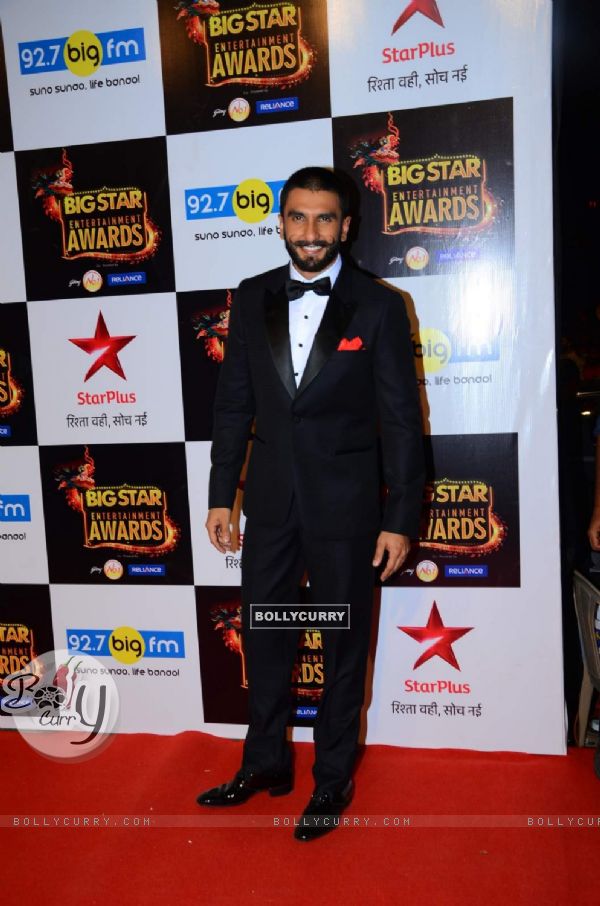 Ranveer Singh at Big Star Entertainment Awards