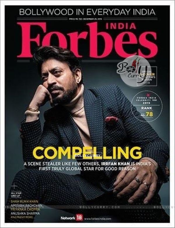 Irrfan Khan on Forbes Magazine