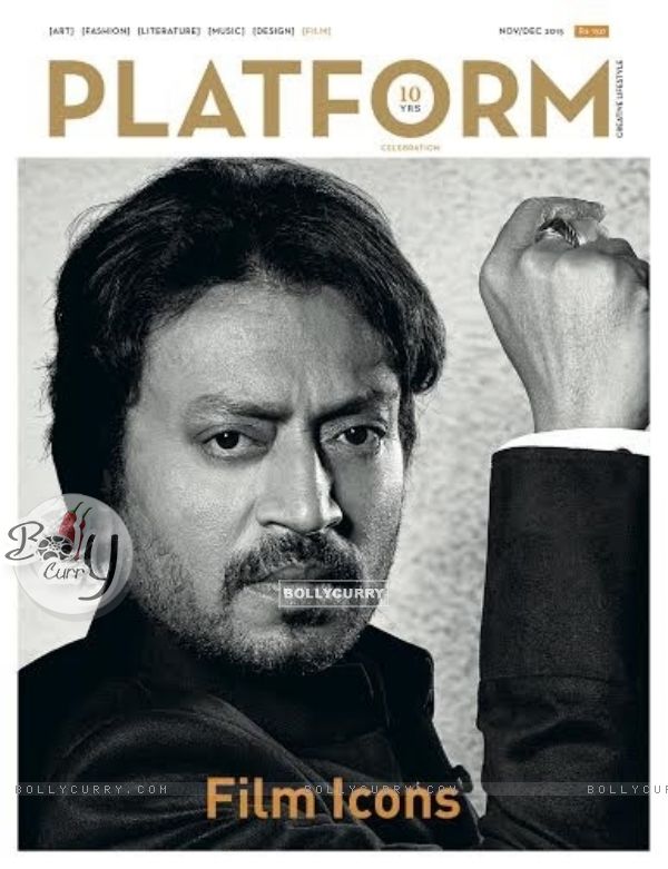 Irrfan Khan on Cover of Platforms Magazine