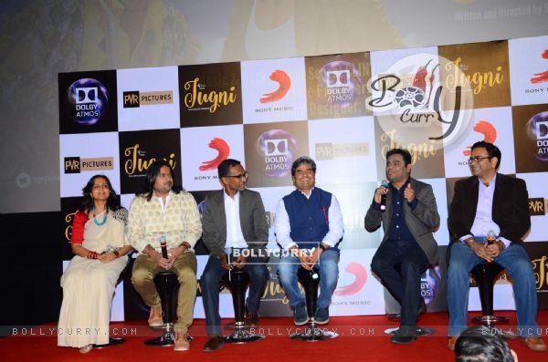 Vishal Bhardwaj and A.R. Rahman at Music Launch of Film 'Jugni'