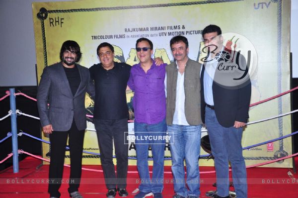 R Madhavan and Director and Producer of 'Saala Khadoos' at Trailer Launch