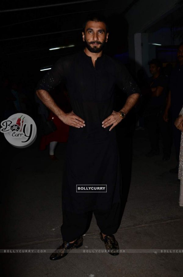 Ranveer Singh at Special Screening of Bajirao Mastani