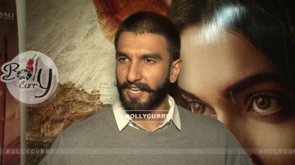 Ranveer Singh Snapped at a TV Interview for Bajirao Mastani