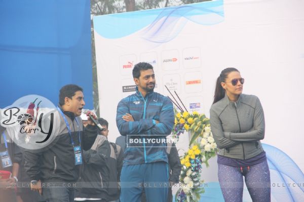 Neha Dhupia at Inauguration of Marathon