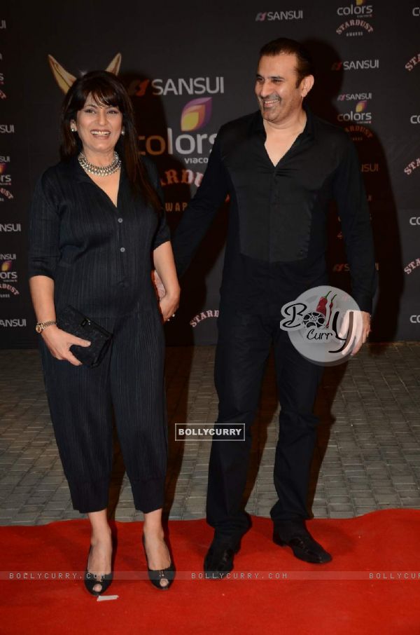 Archana Puran Singh and Parmeet Sethi at Stardust Awards