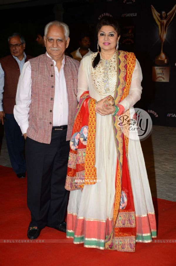 Ramesh Sippy and Kiran Juneja at Stardust Awards